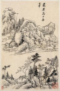 Landscapes after Old Masters, dated 1630