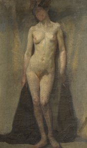 Standing Female Nude (recto)