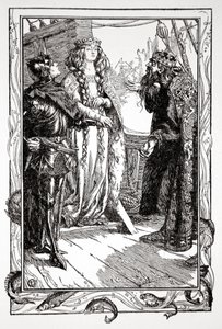 King Anguish Gives Isolt to Sir Tristram