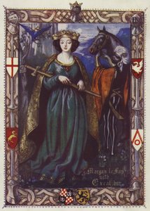 Morgan Le Fay with Excalibur