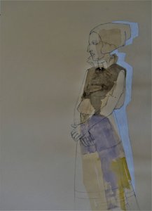 Abstract Historic Woman