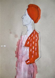 Abstract Woman Profile