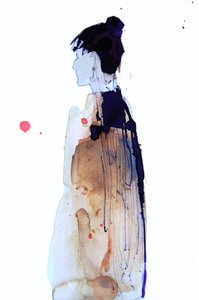 Abstract Woman Profile