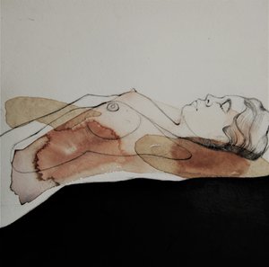 Calm Watercolor Nude