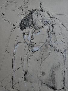 Charcoal Nude Figure