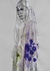 Colorful Ink Portrait