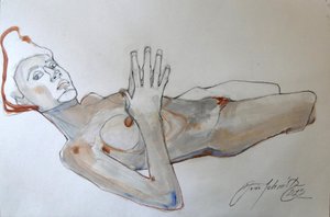 Egon Schiele Pose