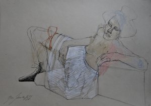 Elegant Reclining Figure