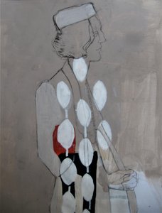 Elegant Woman Profile by Doris Schmitz