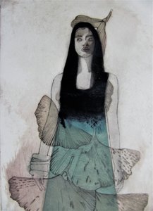 Ginkgo Woman Portrait