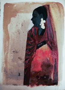 Graceful Woman Profile