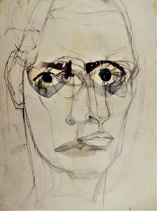 Intense Gaze Portrait by Doris Schmitz