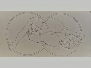 Intertwined Human Forms
