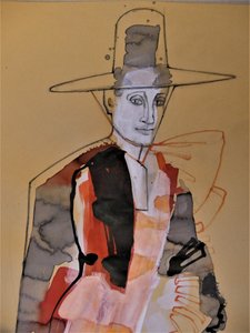 Modern Hat Portrait