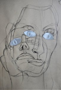 Multiple Eyes Portrait by Doris Schmitz