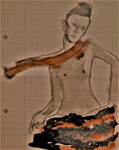 Nude Sketch by Doris Schmitz