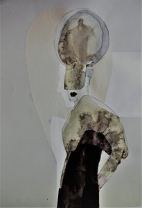 Pensive Abstract Profile