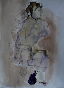 Pensive Nude Figure