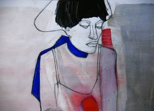 Pensive Woman Reflection