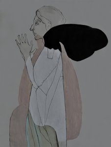 Praying Woman Profile