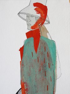 Red Splash Fashion Figure