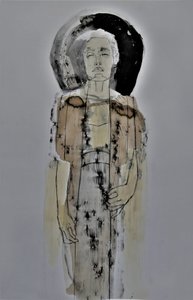 Serene Abstract Figure by Doris Schmitz