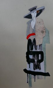 Stylish Woman Graffiti