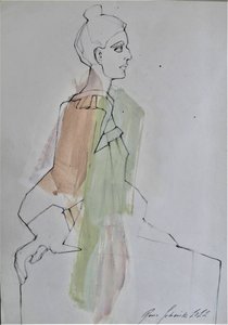 Stylized Female Profile
