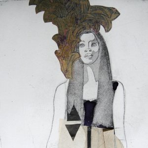 Woman With Golden Leaves