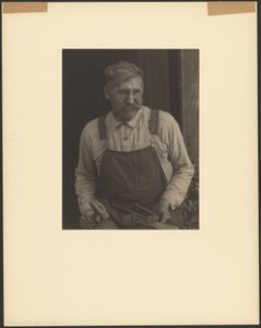 James Duff, A Fiddler, Hazard, Kentucky, Holding Tools by Doris Ulmann