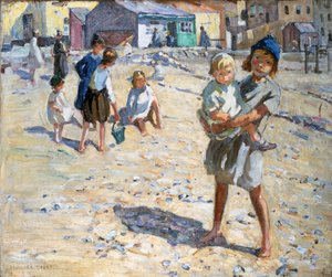On the Beach by Dorothea Sharp