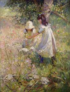 Picking Wild Flowers by Dorothea Sharp