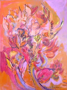 Vibrant Abstract Blooms