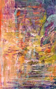 Vibrant Abstract Strokes by Dorothy Fagan