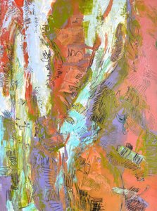 Vibrant Abstract Textures by Dorothy Fagan