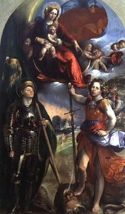 Madonna and Child with St. George and St. Michael