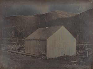 View of a Barn in New Hampshire by Dr. Samuel A. Bemis