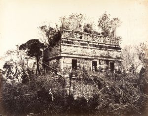 The Prison, at Chichen-Itza by Désiré Charnay