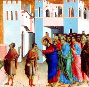 Jesus Opens the Eyes of the Man born Blind, 1311