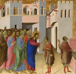 The Healing of the Man born Blind (ca 1308-1311)