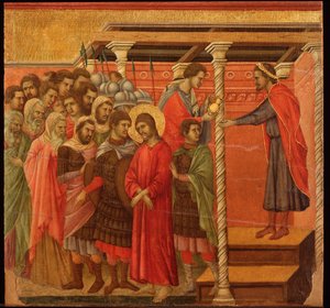 Pontius Pilate Washes His Hands: Maesta Altarpiece