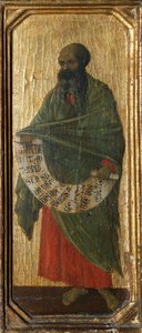 The Prophet Malachi (detail) by Duccio di Buoninsegna