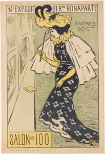 Poster for the Fourteenth Exhibition of the Salon des 100