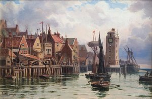 A Bit of Old Shields, 1898 by Duncan F. McLea