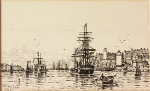 The High and Low Lights North Shields by Duncan F. McLea