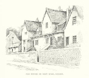 Old Houses in Main Road, Lexden by Duncan Moul