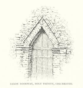 Saxon Doorway, Holy Trinity, Colchester by Duncan Moul