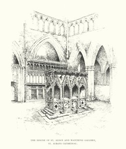 The Shrine of St Alban and Watching Gallery, St Albans Cathedral by Duncan Moul