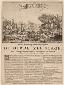 The Third Sea Battle by Dutch 17th Century