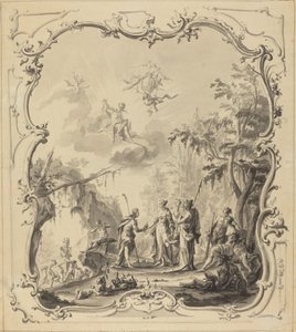 The Judgment of Paris by Dutch 18th Century